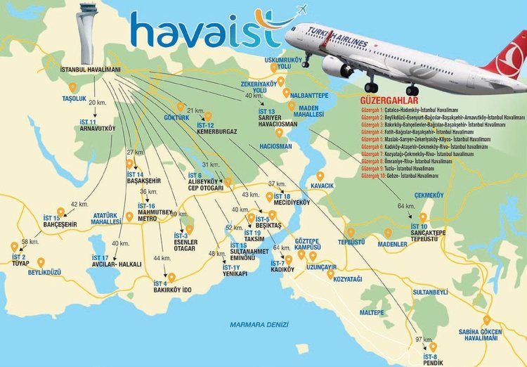 havaist map