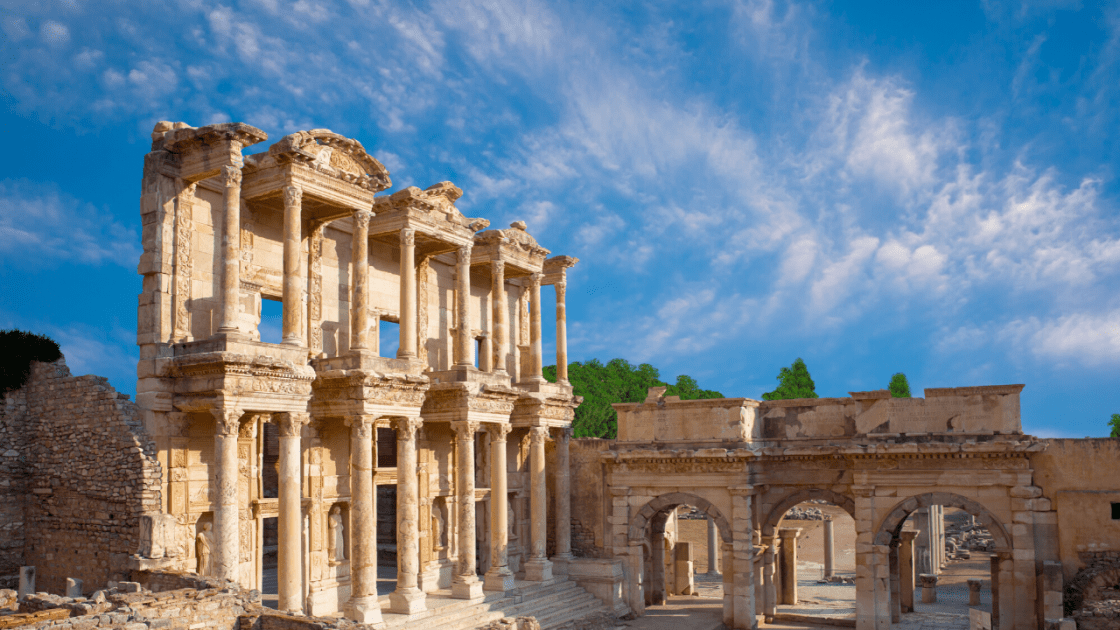 Ephesus-archaeological site-Celsus-Library