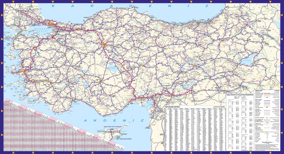 Turkey Road Map