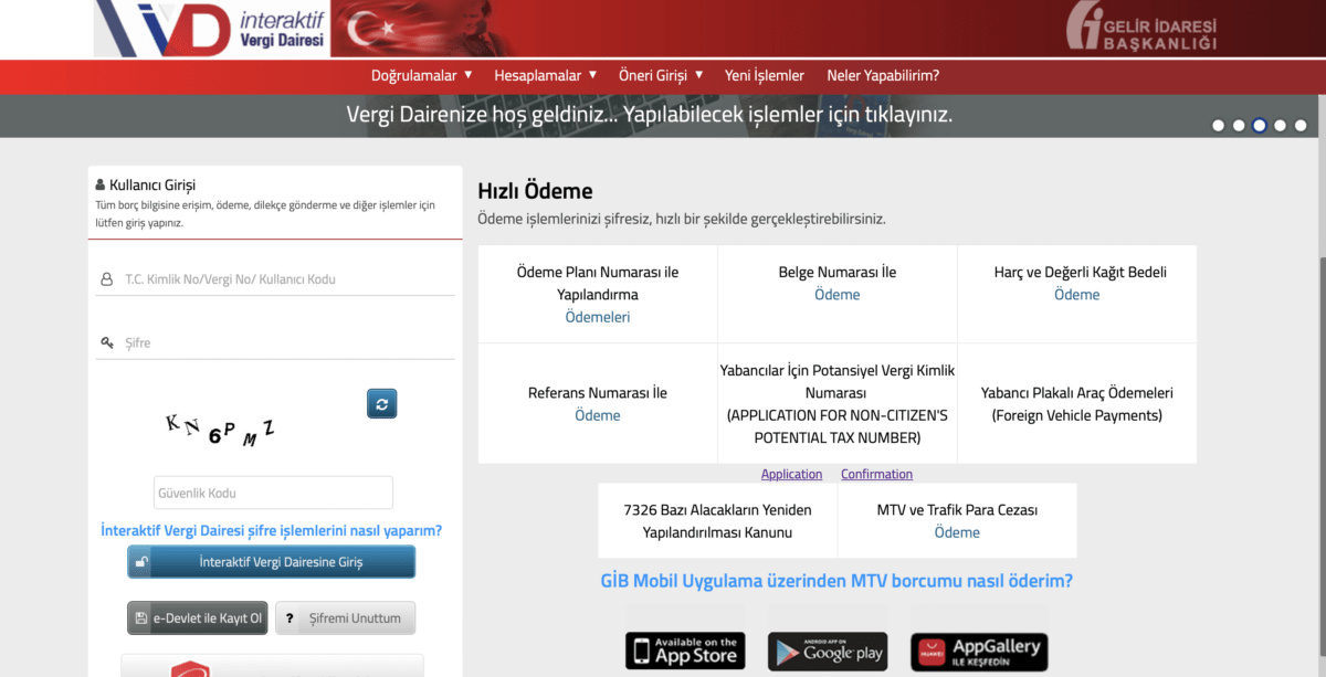 How to Get Turkish Tax Number (ID) Online for Foreigners - Non-Residents or Non-Citizens in 2022 1